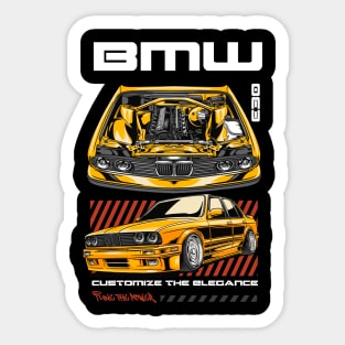 Iconic E30 Sticker